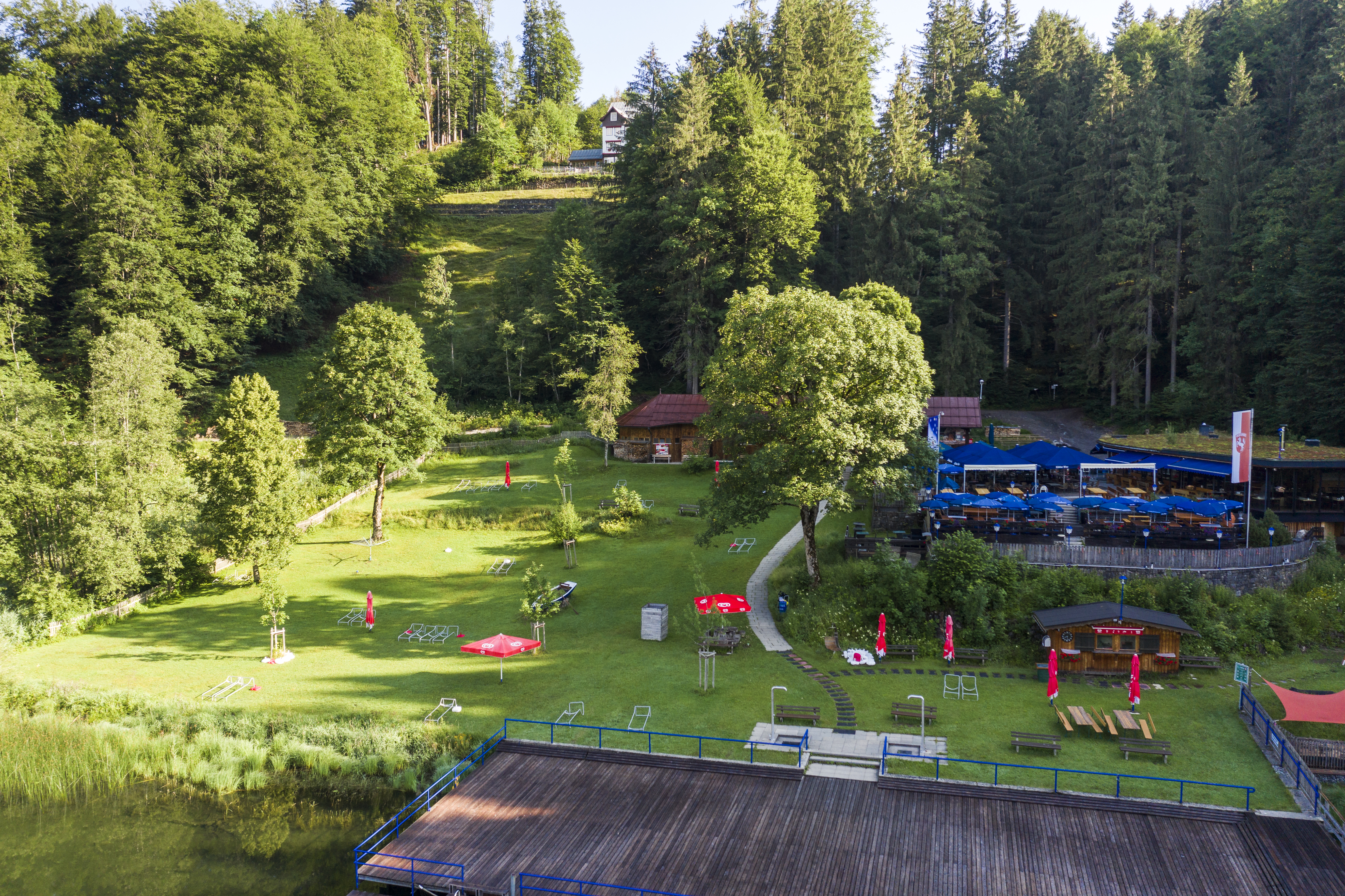 Wanderung Freibergsee Oberstdorf Naturfreibad - Allgu